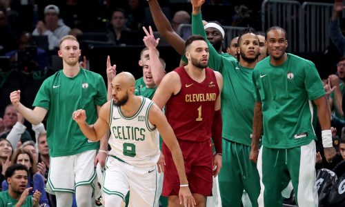 Celtics overcome ugly start, finish off Cavs with late surge to stay unbeaten at home