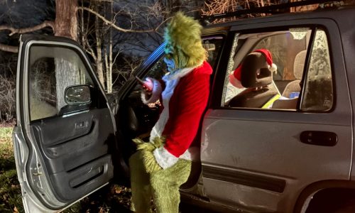 The Grinch crashes into New Hampshire music venue