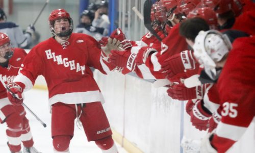 Goalie Mike Karo, Hingham hold off St. John’s Prep, 3-2