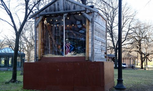 ‘Jesus was Palestinian’ graffiti removed from Boston Common nativity scene