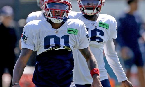 Patriots missing two WRs at final practice before Chargers game