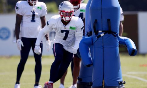 Patriots wide receiver newly absent at Friday practice before Broncos game