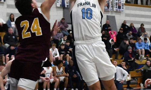 Franklin rallies to hand Sharon its first loss