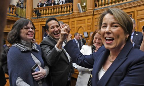 Maura Healey says MBTA operations funding to double in first yearly speech