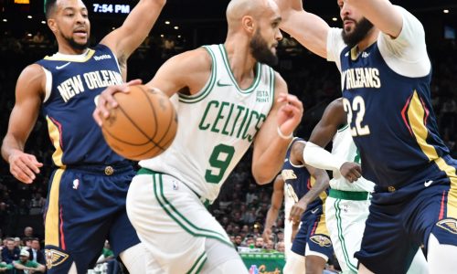 Derrick White leads late surge as Celtics overcome flat start to beat Pelicans