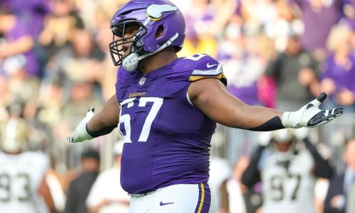 Vikings enter game against Lions without a pair of starters on offensive line