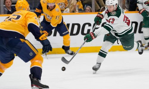 Wild have a big one Thursday vs. Nashville. But at this point, ‘Every game’s huge’