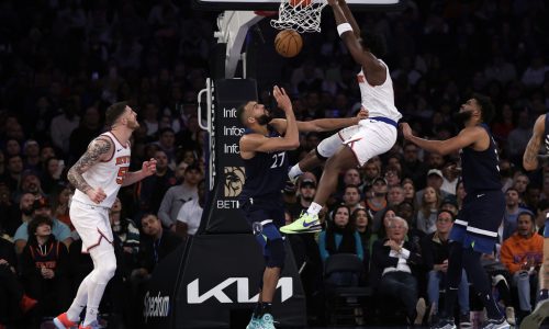 Timberwolves beat on glass in loss to Knicks