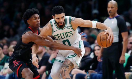 Jayson Tatum, Jaylen Brown lead Celtics to dominant win over Ime Udoka’s Rockets