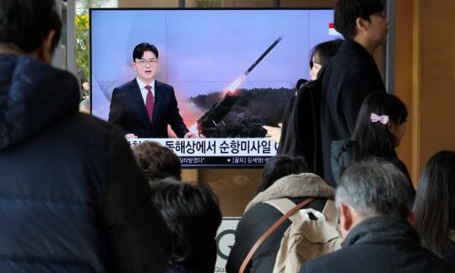 North Korea fires cruise missile salvo