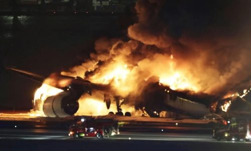 Airliner With 379 Passengers Erupts in Flames After Crashing Into Coast Guard Plane in Tokyo