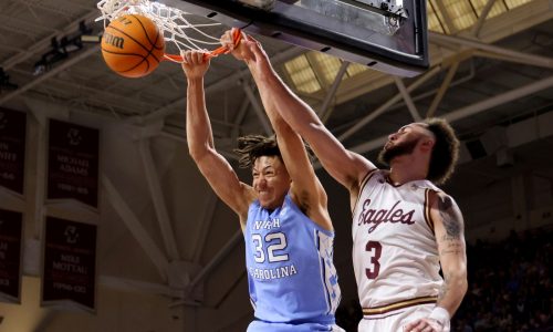 No. 4 North Carolina outlasts Boston College 76-66 in ACC play