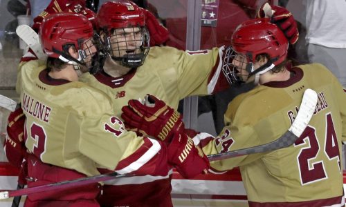 No. 2 Boston College skates past No. 1 Boston University in historic game