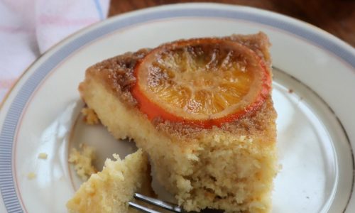 Celebrate citrus with Upside-Down Orange Cornmeal Cake