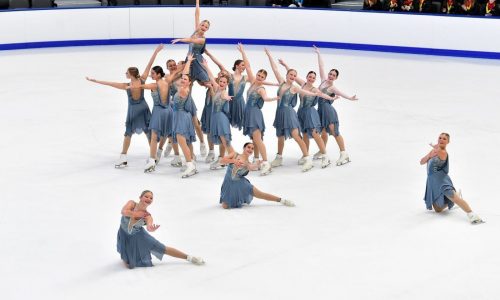 Minnesota synchronized skating team heading to Europe. See them perform upon return.