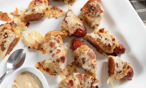 Super Bowl recipe: Kielbasa Puff Pastry with Hot Honey Dipping Sauce