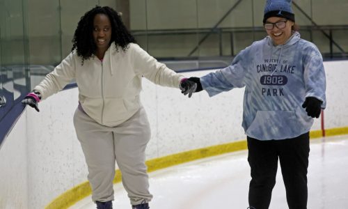 Ice brigade: Skaters hit the ice to raise Boston Marathon money