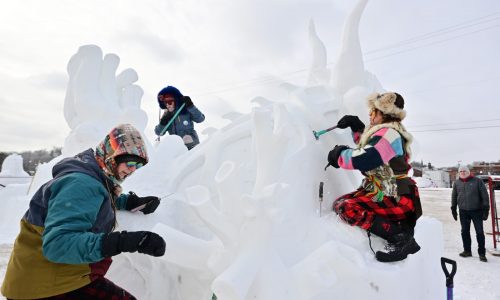 Canadian women take top honors in World Snow Sculpting Championship in Stillwater