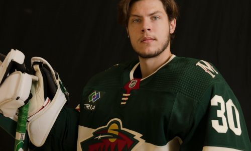 Wild prospect Jesper Wallstedt appears set to make NHL debut this week