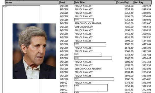 John Kerry’s Climate office costs taxpayers $4.3M a year, yet he refuses to divulge names