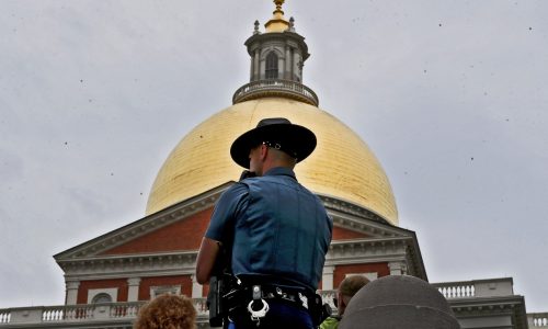 2 Massachusetts State Police struck by car fleeing traffic stop in Boston