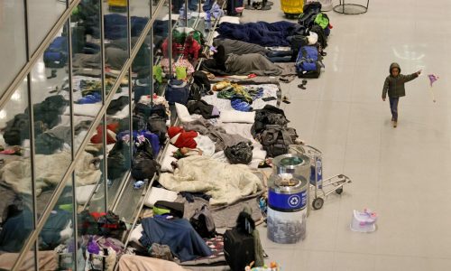 Shelter crunch forcing families to sleep at Boston Logan airport as overflow sites fill up: ‘Part of our reality’