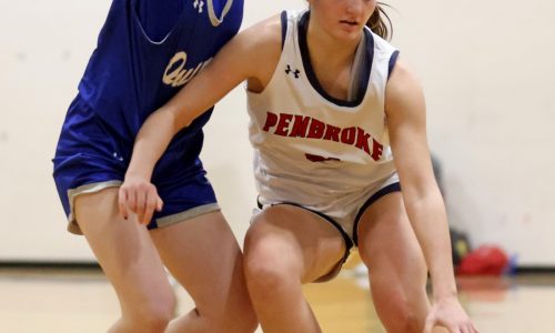 Quincy, Alyssa Hopps rally for thrilling 51-49 victory over Pembroke