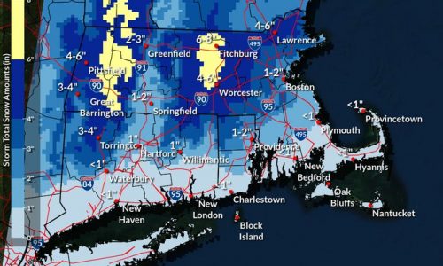 Massachusetts snow forecast: Up to 8 inches in spots, Boston-area estimate ‘a little tricky’