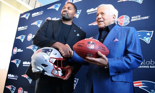 Patriots coach Jerod Mayo breaks from Bill Belichick era in opening press conference