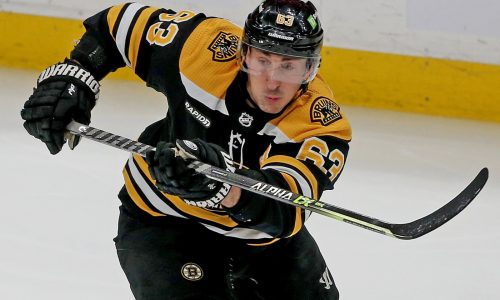 As Brad Marchand hits 1,000 games, he still maintains lofty goals