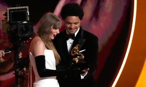 Grammys are Taylor Swift’s world on a night when women like Cyrus, Mitchell and Chapman also shine