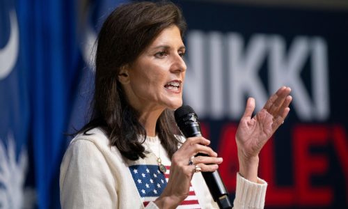 Haley slams Trump quip on her deployed husband