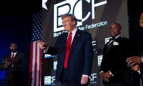 At conservative gala, Trump remarks show challenges in GOP Black voter outreach