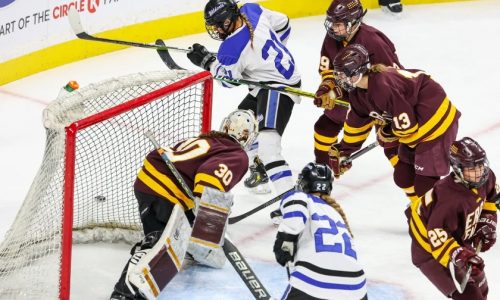 Class A state girls hockey: Dodge County wins its first state tourney game