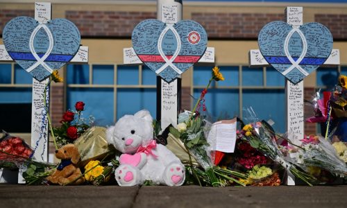 Here’s what people are leaving at a Burnsville memorial for the slain first responders