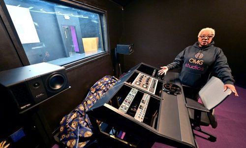 ‘Real music by real musicians’: New recording studio in Vandalia Tower aims to build sustainable music careers for youth of color