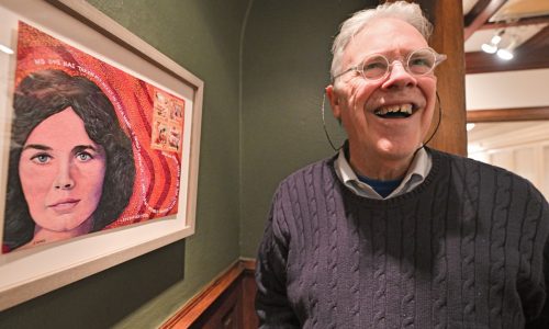 As a lobbyist, he added flair to his envelopes. Now they’re his canvas.