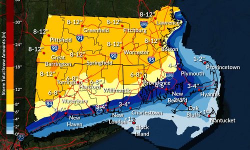 It’s a nor’easter, kid! Up to a foot of snow possible Tuesday