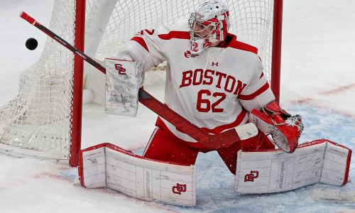 BU holds off No. 1 Boston College 4-3 to make Beanpot final