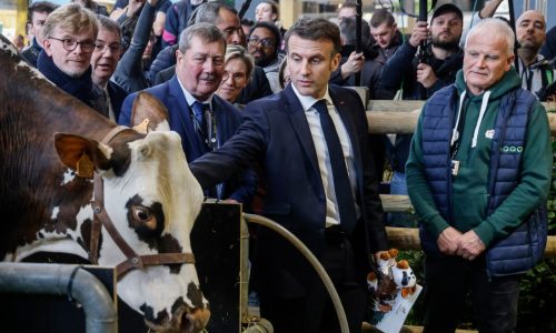 French president booed by farmers who blame him for not doing enough to support agriculture