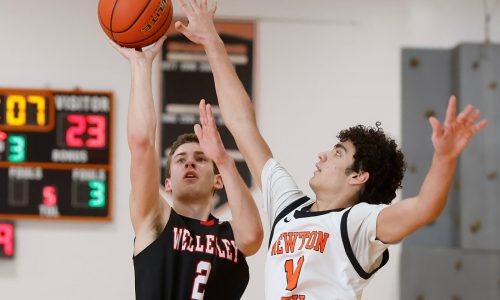 Newton North returns to normalcy, captures 43-40 victory