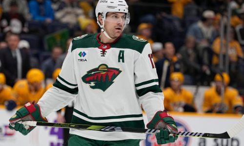 Wild without Marcus Foligno for Saturday’s game vs. Vegas