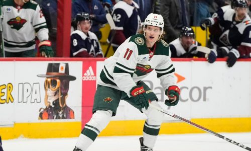 Wild prospect Adam Beckman happy ‘to play in some meaningful games’