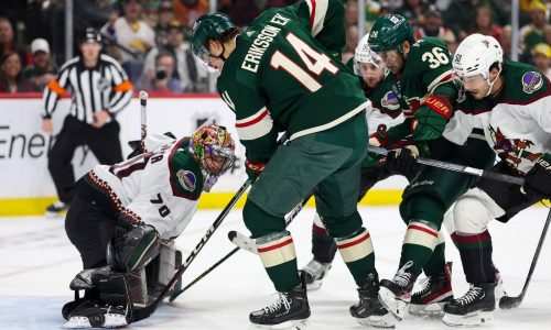 Joel Eriksson Ek joins Wild’s 30-goals club in victory over San Jose