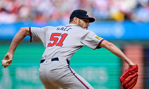 Chris Sale hit hard by former Red Sox teammate in Braves debut