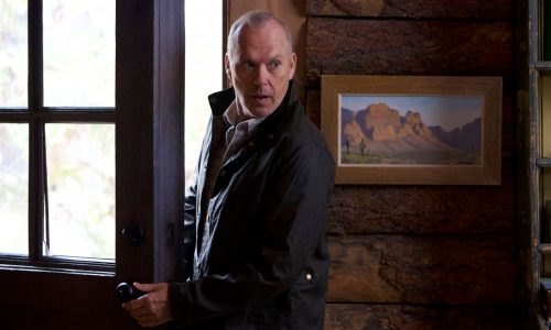 Michael Keaton does double duty in “Knox Goes Away”