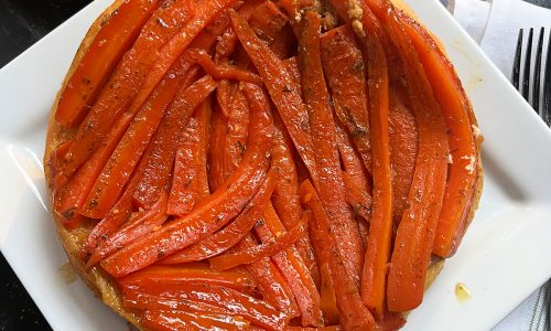 Carrot Tarte Tatin flips the script on French classic