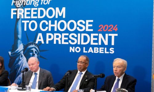 Third-party movement No Labels says it will field a 2024 presidential ticket