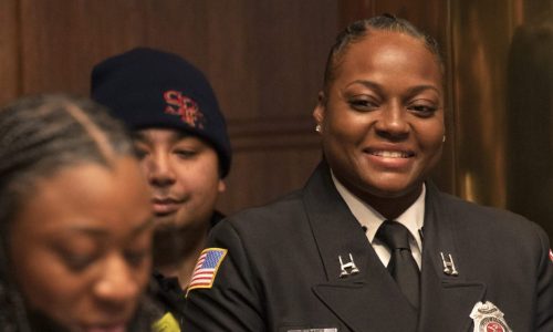 Brittney Baker, St. Paul’s first African-American woman firefighter to reach rank of captain, ‘making sure the door never closes again’