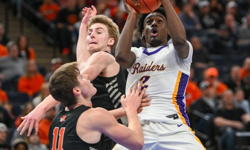 State boys basketball: Miles Bollinger’s big shot, Raiders’ big stop lead Cretin-Derham Hall past Farmington in Class 4A quarterfinal